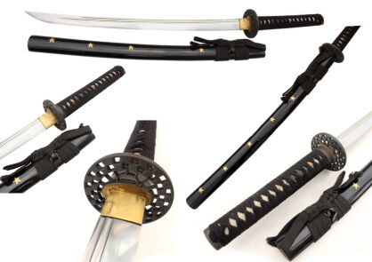 PROF JAPOŃSKI MIECZ WAKIZASHI KRÓTSZA KATANA TRENINGOWY STAL 1060 JOTS026W