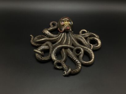 STEAMPUNK OCTOPUS PENDANT VERONESE  WU77396A4