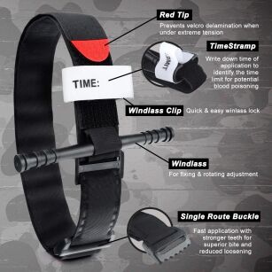 PROFESSIONAL SURVIVAL tourniquet BAND TACTICAL BASE CY-MT-01