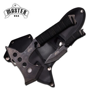 SURVIVAL SET AX AND KNIFE WITH SCABBARD MU-AXE3