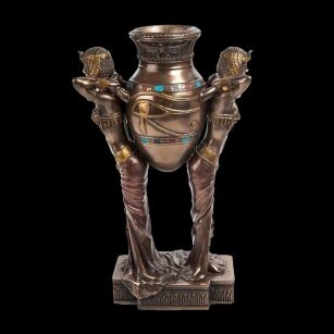 EGYPTIAN VASE IN THE STYLE ART DECO VERONESE  (WU76204A4)