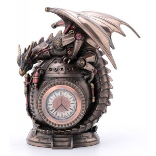 Steampunk Smok na Zegarze Veronese WU77630a4