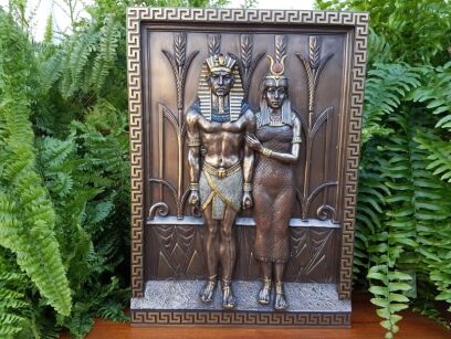 PICTURE EGYPTIAN PHARAOH AND QUEEN VERONESE (WU76695A4)