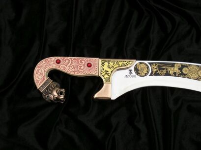  LUXURY FALCATA SWORD OF ALEKSANDER THE GREAT AC0200 LIMITED EDITION