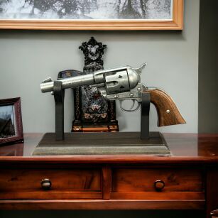 PEACE MAKER 1873 COLT SINGLE ACTION ARMY 45 CAL short in steel (k1062-1WP)
