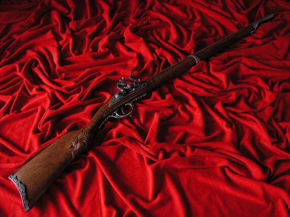 Replica Flint Lock Blunderbuss Napoleonic Officers Pistol Dueling Set