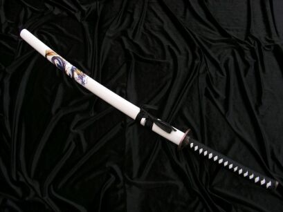 Samurai sword KATANA WHITE DRAGON HIT 4KM80-405WH