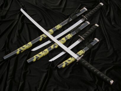 KIT KATANAS with scabbard AND STAND 5KM31-3PCS