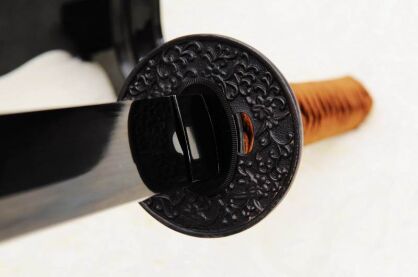 JAPANESE Samurai NINJA SWORD, 1095 High Carbon Steel layered Damascus BLACK, R834