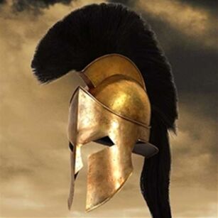 HELMET OF THE KING OF LEONIDAS FROM THE FILM OF 300 SPARTANS (WS881003)