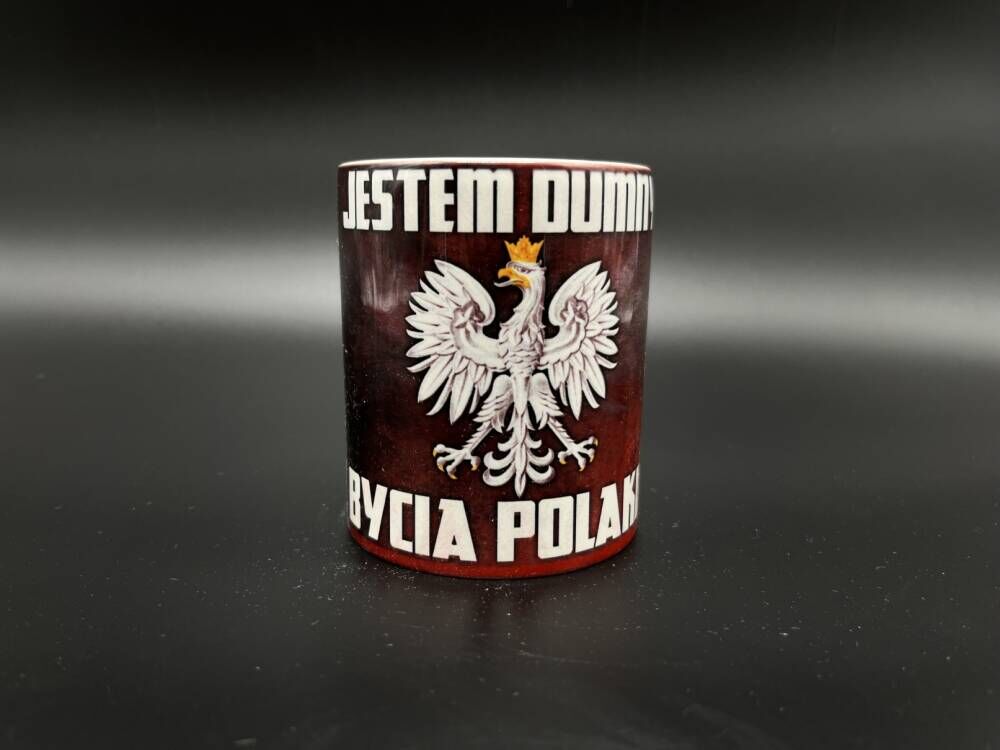 Jestem Dumny że Jestem Polakiem Bedoes Kubek PORCELANOWY JESTEM DUMNY Z BYCIA POLAKIEM KB005 - Special Replicas