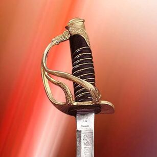 CAVALRY SABER OFFICERS 'MIT DEM SCABBARD-MODELL VON 1860 USA UNION (WS500188)