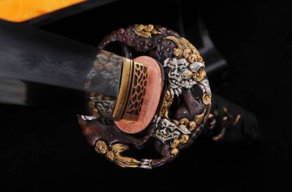 Katana samurai sword SHIHOZUME ​​1095 High Carbon Steel layered, hardened clay, R739