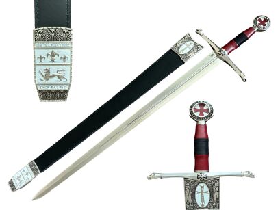RICHLY ornamented BIG TEMPLAR SWORD (288/V)