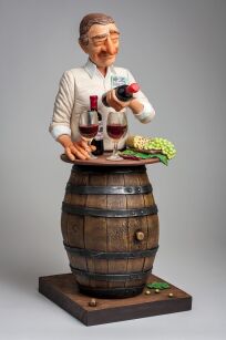 LARGE FIGURINE wine lover - GUILERMO FORCHINO FO85547