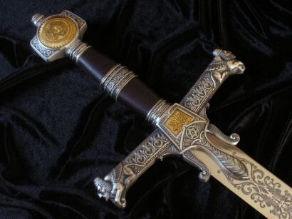 MONUMENTAL richly decorated KING SOLOMON'S SWORD   (586.2)
