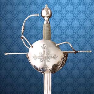 HISTORICAL RAPIER Musketeers with scabbard 1590 y  (WS500784)
