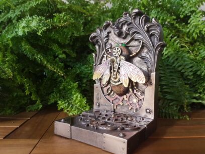 STEAMPUNK bookend BEE VERONESE (WU76864A4)