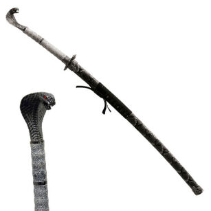 Samurai KATANA With COBRA TO HANDLE  (JS-603)