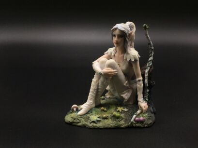 Tree Elf Huntress Fairy Sculpture VERONESE  (WU76744AA)