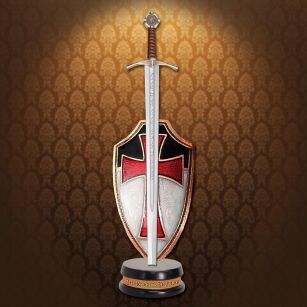 LETTERS OPENER WITH TEMPLAR SHIELD AND BASE WS804280