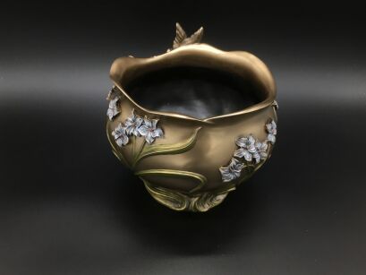 Art Nouveau VASE with butterfly VERONESE (AN10414A4)