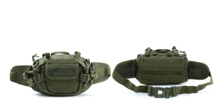 SURVIVAL WAIST POUCH BAG GREEN WATERPROOF MILITARY GREEN CY-6100