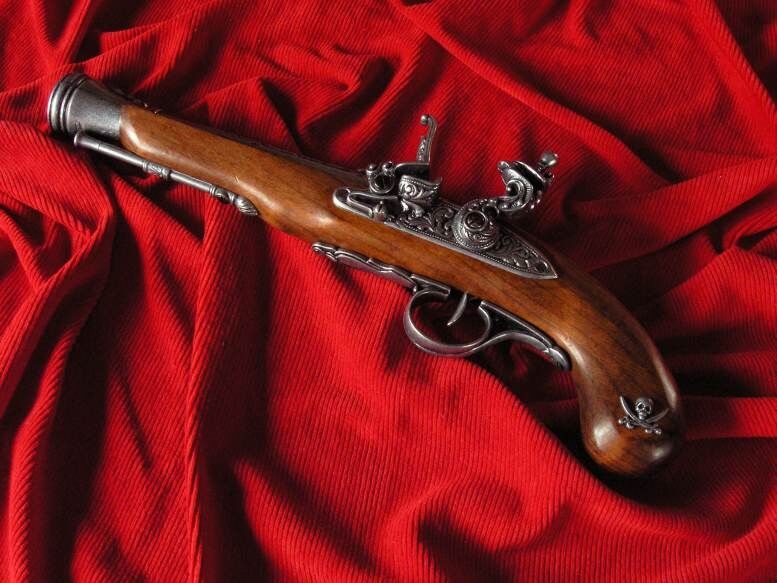 18th Century English Flintlock Blunderbuss - Pirate - Non-Firing Denix  Replica