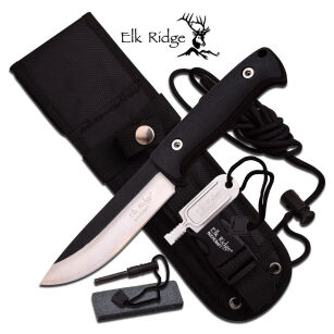 Elk Ridge ER-555BK FIXED BLADE KNIFE 10.5