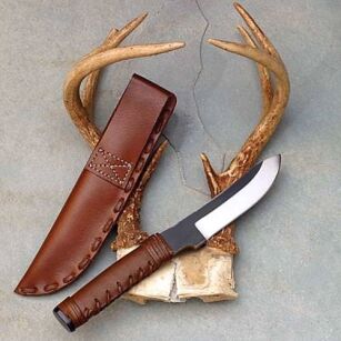 HAND FORGED HIGH CARBON TRAPER KNIFE WS500448