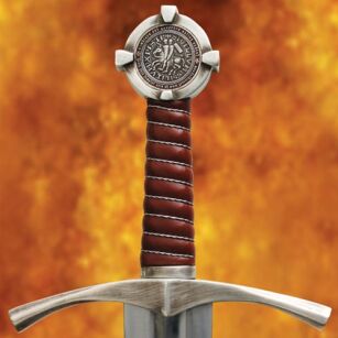 MAJESTIC TEMPLAR SWORD AND BELT with scabbard (WS502356)