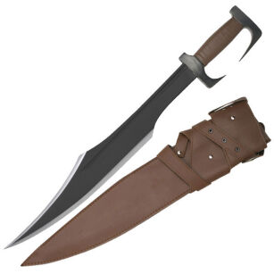 Black Spartan Sword with scabbard (DB-300B) 