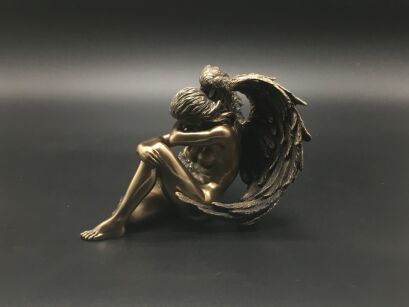 ANGEL SITTING NUDE VERONESE  (WU76012A1)