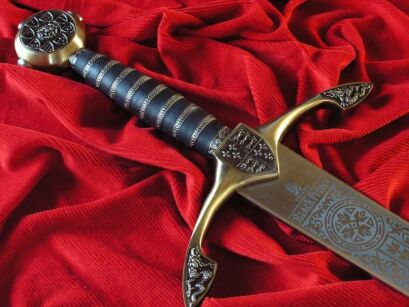 Richly decorated SWORD BLACK PRINCE (249)