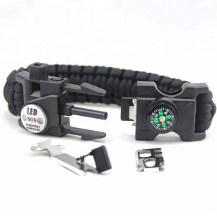 SURVIVAL BRACELET SIGNAL PARACORD SIGNAL SALE 20W1 CY-PB01