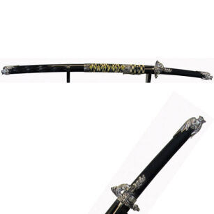 Richly decorated with Kogai-KATANA Samurai Sword (C-85B)