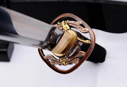 Samurai sword Wakizashi MARU , ??1095 High Carbon Steel layered Damascus, R822